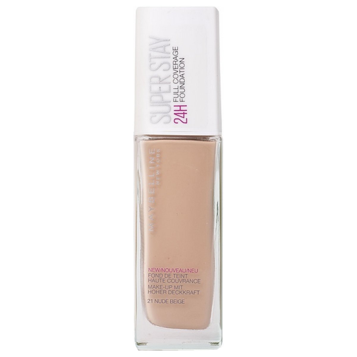 Maybelline SuperStay 24H Full Coverage Foundation Podkład 30ml 21 Nude