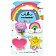 Invisibobble Clipstar Zestaw mini klamer do włosów Petit Rainbow 4szt.