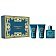 Versace Eros Zestaw woda toaletowa spray 50ml + balsam po goleniu 50ml + żel pod prysznic 50ml