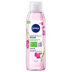 Nivea Naturally Good Wild Rose Water Scent & Touch Of Bio Oil Shower Gel 1/1