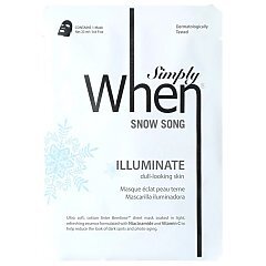 Simply When Snow Song Illuminate Sheet Mask 1/1