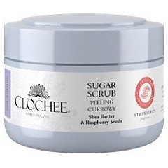 Clochee Strawberry Fragrance Nourishing Sugar Scrub Shea Buter & Raspberry Seeds 1/1