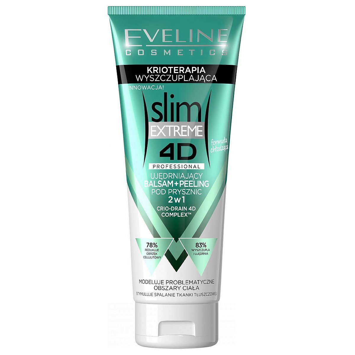 Eveline Slim Extreme 4D Ujędrniający balsam + peeling pod prysznic ...