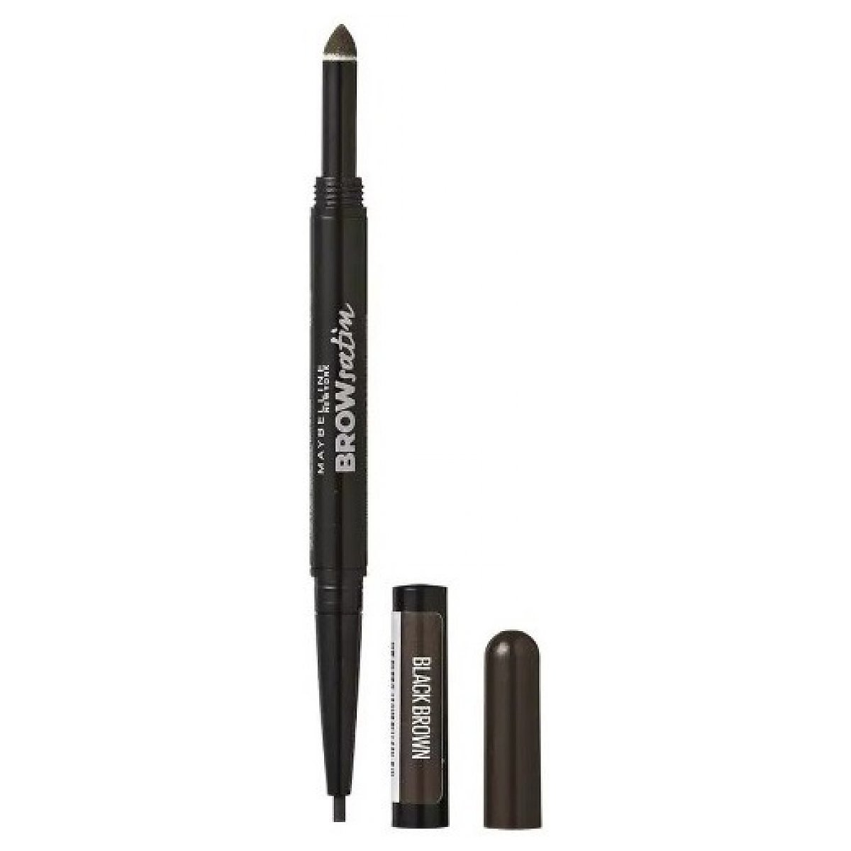  Maybelline Brow  Satin Duo Pencil Kredka do brwi Black 