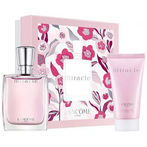 Lancome Miracle Zestaw upominkowy EDP 30ml + balsam do ciała 50ml ...