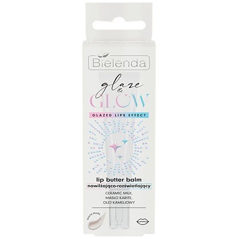 Glaze & Glow Lip Butter Balm White Pearl balsam do ust