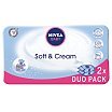 Nivea Baby Soft & Cream Chusteczki oczyszczające duopack 2x63szt.