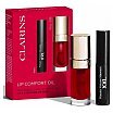 Clarins Set Zestaw upominkowy maskara XXL 3ml+ Lip Comfort Oil 03 Cherry 7ml