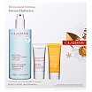 Clarins Body-Smoothing Zestaw mleczko do ciała 400ml + peeling 30ml + płyn do kąpieli 30ml