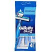 Gillette Blue II Plus Jednorazowe maszynki do golenia dla mężczyzn 4szt