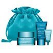 Clarins Hydra-Essentiel Zestaw pielęgnacyjny krem 50ml + maseczka 15ml + peeling 3ml + kosmetyczka