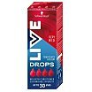 Schwarzkopf Live Drops Krople do nietrwałej koloryzacji włosów 30ml Fiery Red