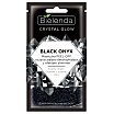 Bielenda Crystal Glow Black Onyx Maseczka peel-off oczyszczająco-detoksykująca z efektem shimmer 8g Ekstrakt z Czarnej Róży