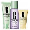 Clinique 3-Step Skincare System Zestaw 3 Kroki typ skóry 2 Liquid Facial Soap 50ml + Clarifying Lotion 100ml + Dramatically Different Moisturizing Lotion + 30ml