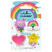 Invisibobble Clipstar Zestaw mini klamer do włosów Happy World 4szt.