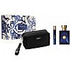 Versace Dylan Blue Pour Homme Zestaw upominkowy EDT 100ml + EDT 10ml + kosmetyczka