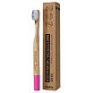 Mohani Nano Szczoteczka bambusowa do zębów dla dzieci Różowa