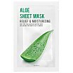 Eunyul Sheet Mask Aloe Nawilżająco-łagodząca maseczka do twarzy z aloesem 22ml