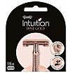 Wilkinson Intuition Rose Gold Żyletki do klasycznej maszynki do golenia dla kobiet 15szt