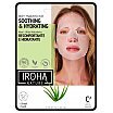 Iroha Nature Tissue Face Mask Soothing & Hydrating Nawilżająca maska w płachcie z aloesem i kwasem hialuronowym 20ml
