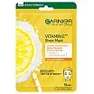 Garnier Skin Naturals Vitamic C Sheet Mask Nawilżająca maska na tkaninie z witaminą C 28g