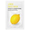 Eunyul Sheet Mask Lemon Rozjaśniająca maseczka do twarzy z cytryną 22ml