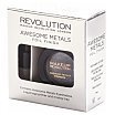 Makeup Revolution Awesome Metals Foil Finish Zestaw kosmetyków metaliczny cień do powiek 1,5g + baza Black Diamond 1,5g