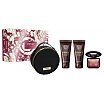 Versace Crystal Noir Zestaw upominkowy EDP 90ml + balsam 100ml + żel pod prysznic 100 + kosmetyczka