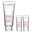 Clarins Perfect Hydration Programme Zestaw pielęgnacyjny balsam do ciała 200ml + peeling 30ml + krem do rąk 30ml