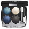 CHANEL Les 4 Ombres Multi-Effect Quadra Eye Shadow Poczwórne cienie do powiek 1,2g 244 Tisse Jazz
