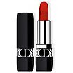 Christian Dior Rouge Dior Couture Colour Lipstick Refillable 2021 Pomadka do ust z wymiennym wkładem 3,5g 999 The Iconic Red Velvet Finish