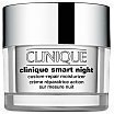 Clinique Smart Night Custom-Repair Moisturizer tester Krem nawilżający na noc do cery suchej i mieszanej 50ml
