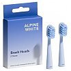 Alpine White Brush Heads Wymienne końcówki do szczoteczki sonicznej 2szt.