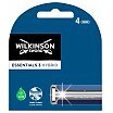 Wilkinson Essentials 3 Hybrid Wkład z trzema ostrzami i paskiem nawilżającym 4szt.