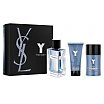 Yves Saint Laurent "Y" Zestaw upominkowy EDT 100ml + dezodorant sztyft 75ml + żel pod prysznic 50ml