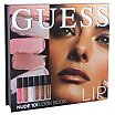 Guess Lip Look Book Zestaw do makijażu pomadka 3x4ml + błyszczyk 3x4ml + lusterko 101 Nude