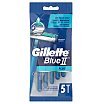 Gillette Blue II Plus Jednorazowe maszynki do golenia 5szt.