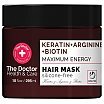 The Doctor Health & Care Maska do włosów wzmacniająca 295ml Keratyna + Arginina + Biotyna