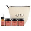 Mokosh Pomarańcza z Cynamonem Zestaw pielęgnacyjny peeling solny 30ml + masło do ciała 30ml+balsam do ciała 30ml+eliksir do ciała 10ml+kosmetyczka