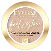 Eveline Cosmetics Feel the Glow Rozświetlacz w kamieniu 4,2g 02 Beach Glow
