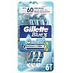 Gillette Blue3 Cool Jednorazowe maszynki do golenia dla mężczyzn 6szt