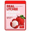 FarmStay Real Lychee Essense Mask Nawilżająca maseczka w płachcie z ekstraktem z liczi 23ml