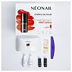 NeoNail First Choice Zestaw startowy do hybryd 2 lakiery + lampa + akcesoria
