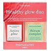 Manucurist Healthy Glow Duo Zestaw pielęgnacyjny do paznokci 2x15ml