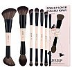 JESSUP Duo-End Brush Versatility Collection Zestaw dwustronnych pędzli do makijażu Peach Dust 7szt.