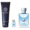Versace Eros Zestaw EDT spray 100ml + żel pod prysznic 150ml + EDT 5ml