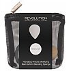 Makeup Revolution Handbag #Hacks Mattifying Balm & Mini Blending Sponge Zestaw baza pod makijaż + gąbka