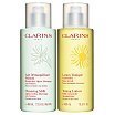 Clarins Cleansing Duo Zestaw pielęgnacyjny do skóry normalnej i suchej mleczko 400ml + tonik 400ml