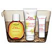 Clarins Eau des Jardins Zestaw upominkowy EDT 100ml + krem 100ml + peeling 30ml + kosmetyczka